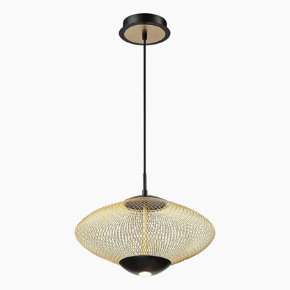 Matte Black Modern Pendant Light 14"/21"