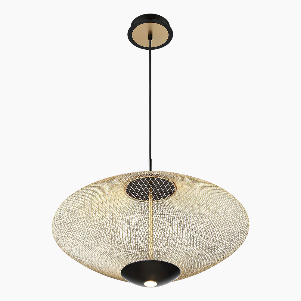 Matte Black Modern Pendant Light 14"/21"