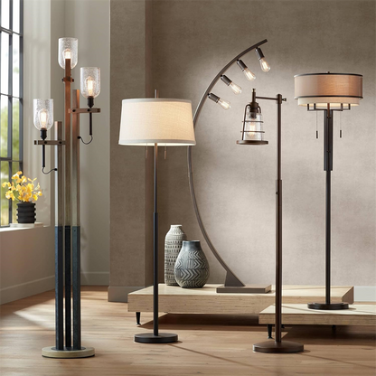 Bronze Steel Floor Lamp