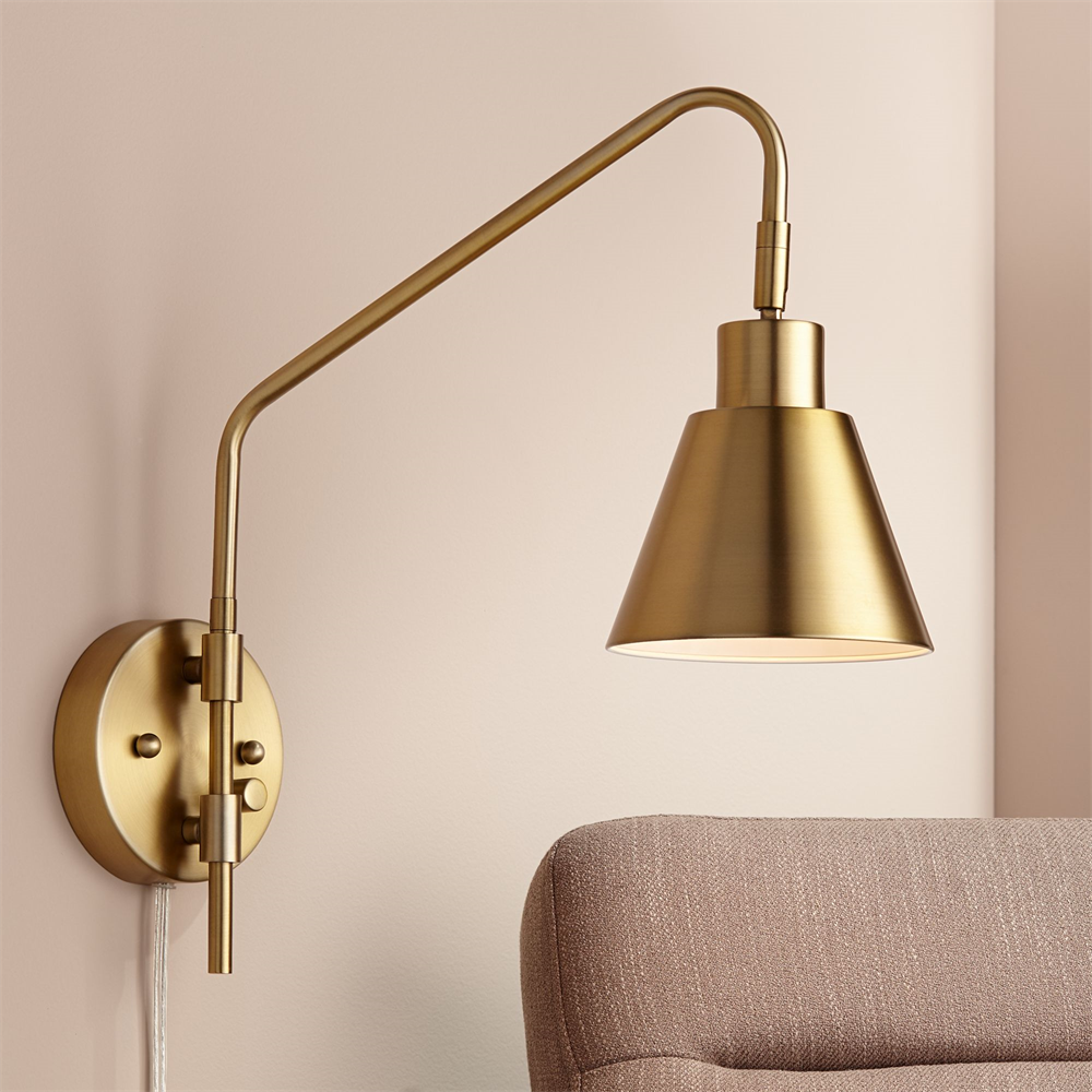 Adjustable Plug-In Wall Lamp