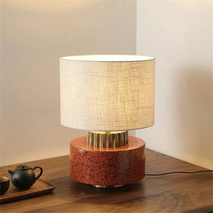 Ceramic Metal Rustic Table Lamp