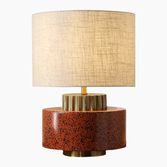 Ceramic Metal Rustic Table Lamp