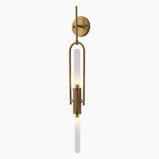 Light Luxury Double Head Glass Wall Sconce