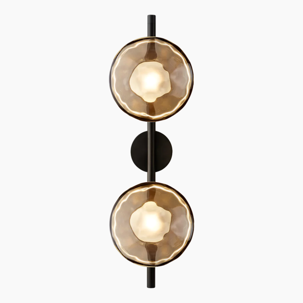 Modern Simplicity Glass Wall Sconce 15.8"/25.6"