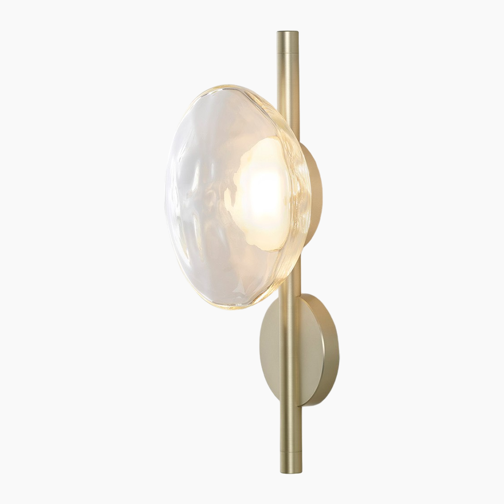 Modern Simplicity Glass Wall Sconce 15.8"/25.6"