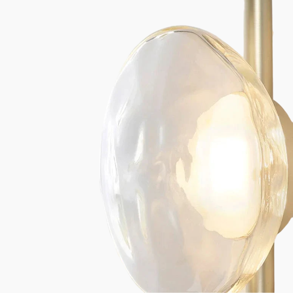 Modern Simplicity Glass Wall Sconce 15.8"/25.6"