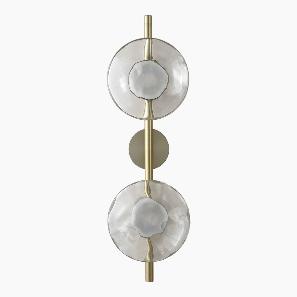 Modern Simplicity Glass Wall Sconce 15.8"/25.6"