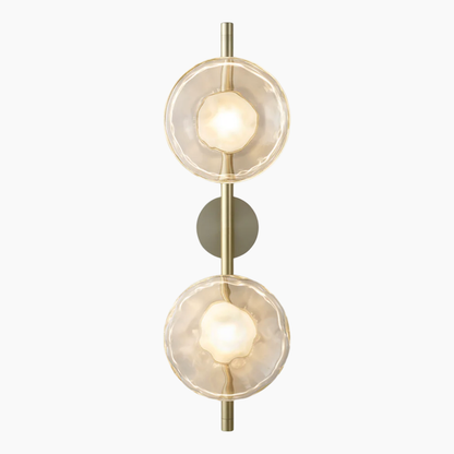 Modern Simplicity Glass Wall Sconce 15.8"/25.6"