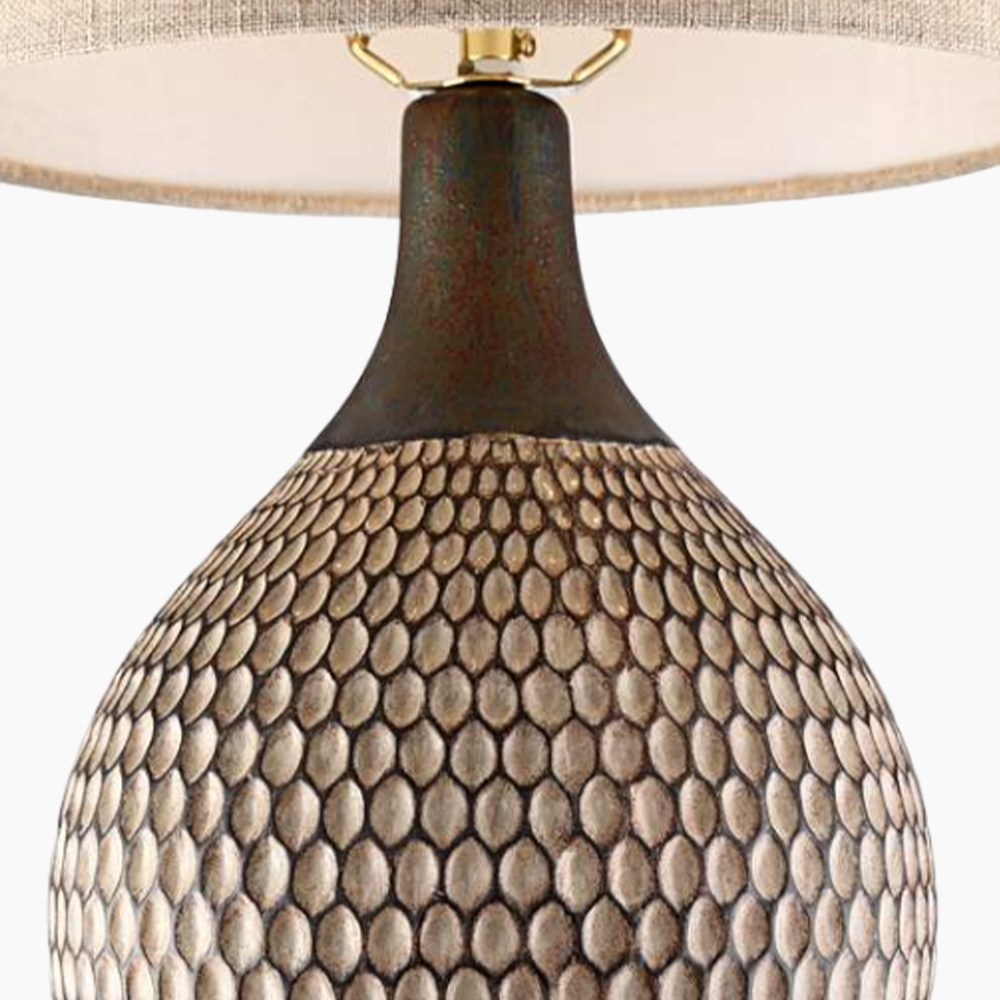 Textured Ceramic Table Lamp