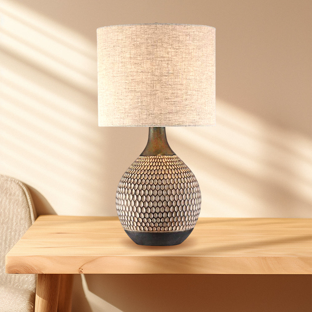 Textured Ceramic Table Lamp