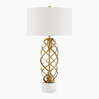 White Marble Table Lamp