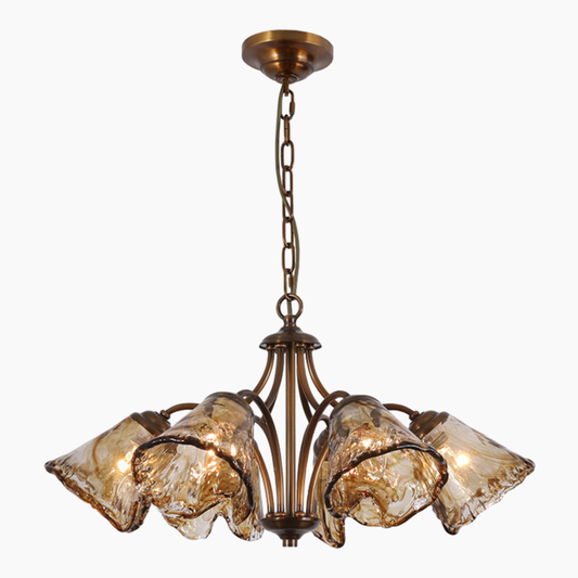 American Retro Glass Chandelier 6/8 Lights