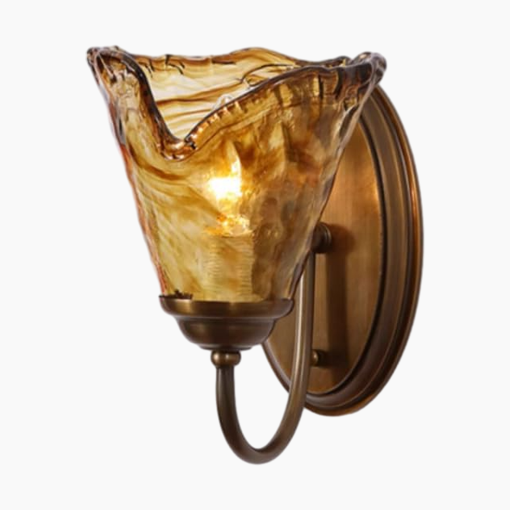 American Retro Glass Wall Sconce