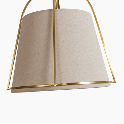 American Country Style Cloth Pendant Light