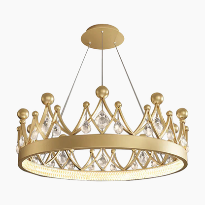 Nordic Style Crown Crystal Chandelier