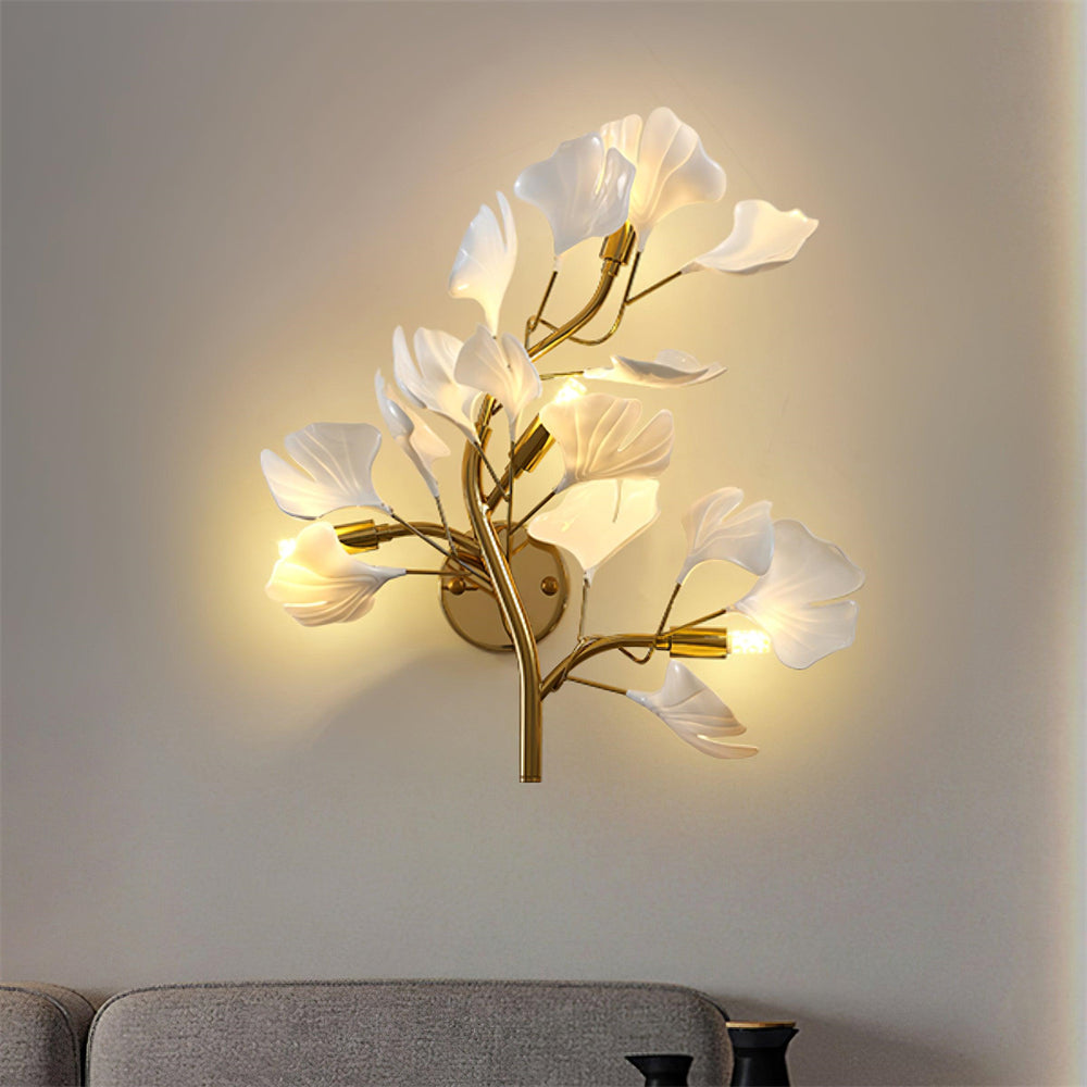 Ginkgo Leaf Wall Sconce