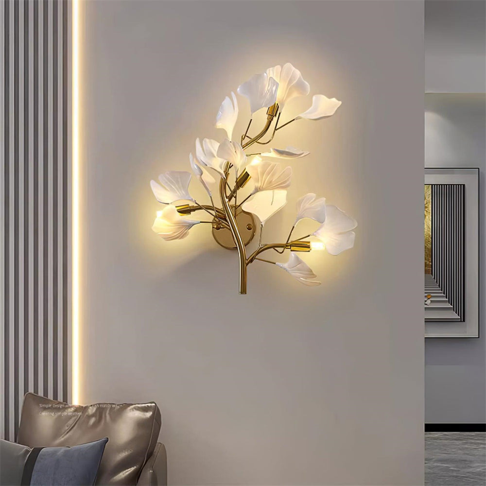 Ginkgo Leaf Wall Sconce