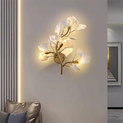 Ginkgo Leaf Wall Sconce