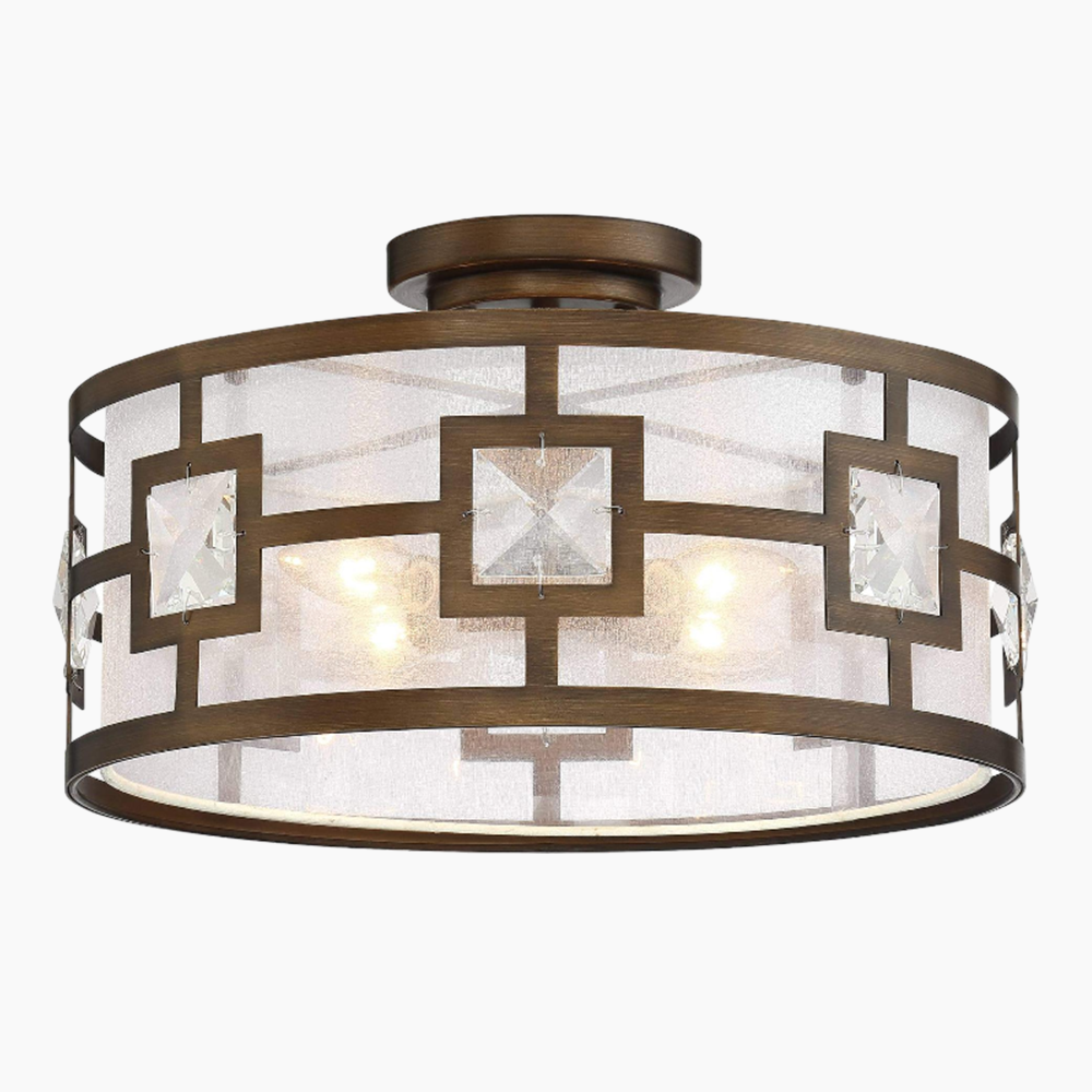 Warm Bronze Ceiling Light