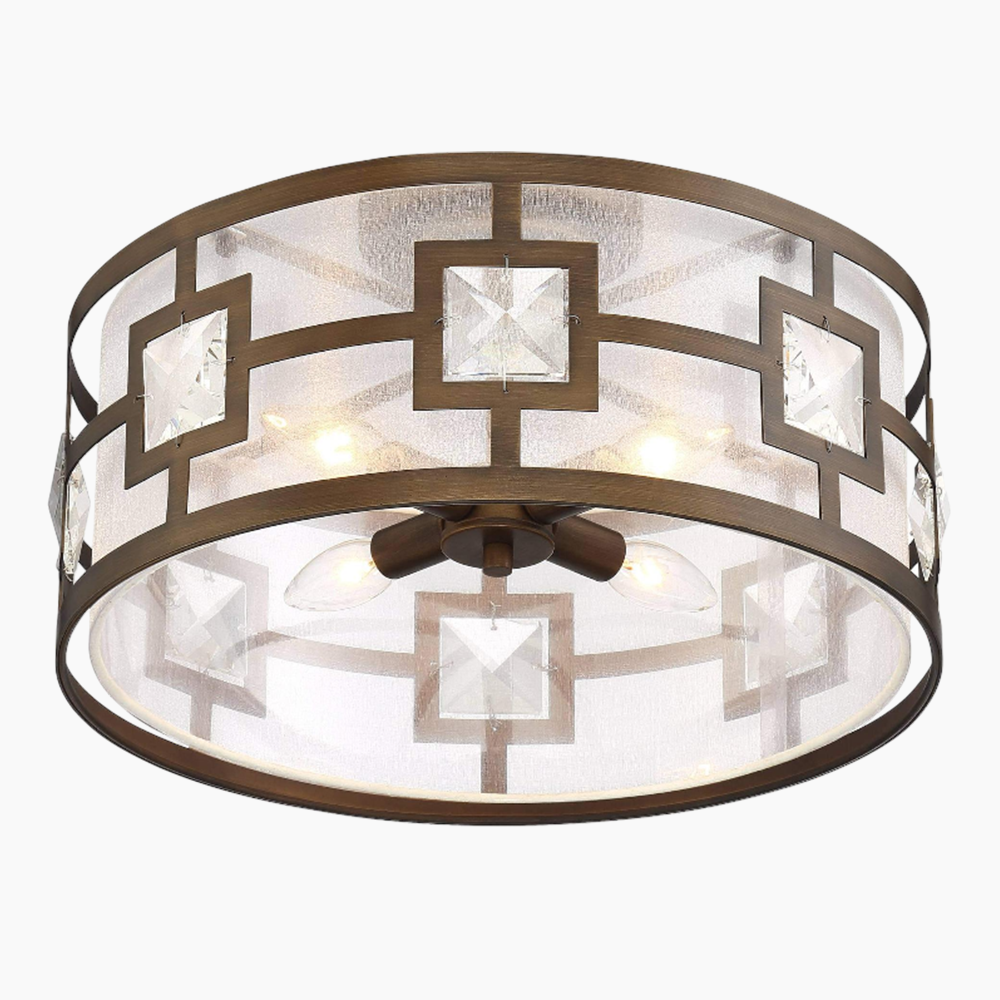 Warm Bronze Ceiling Light