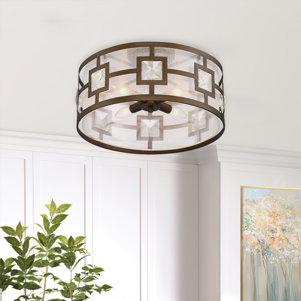 Warm Bronze Ceiling Light