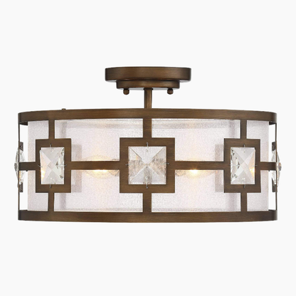 Warm Bronze Ceiling Light