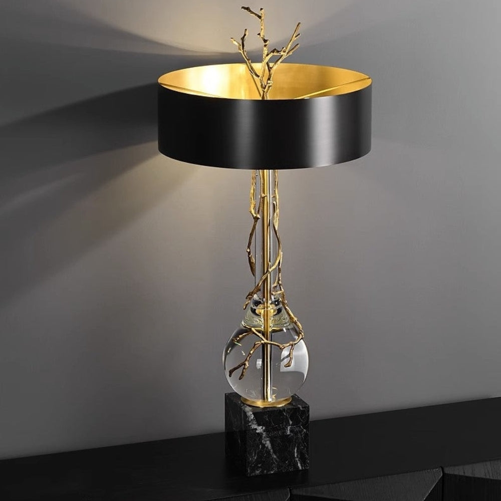 Creative Tree Branch Crystal Table Lamp