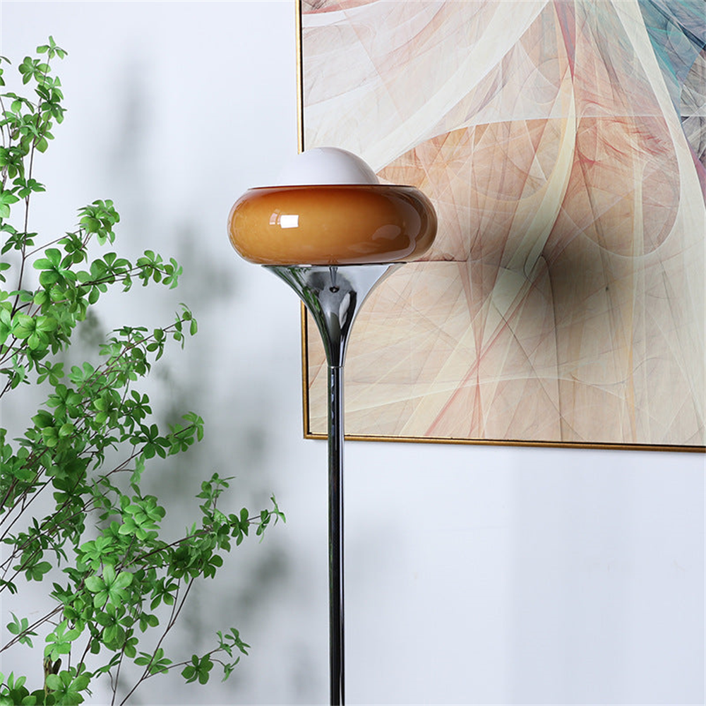 Classic Glass Tart Floor Lamp