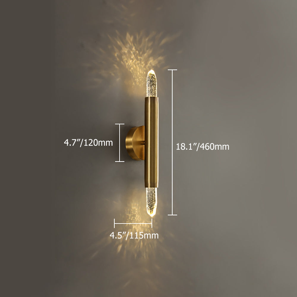 Contemporary Simple 2-Light Wall Sconce