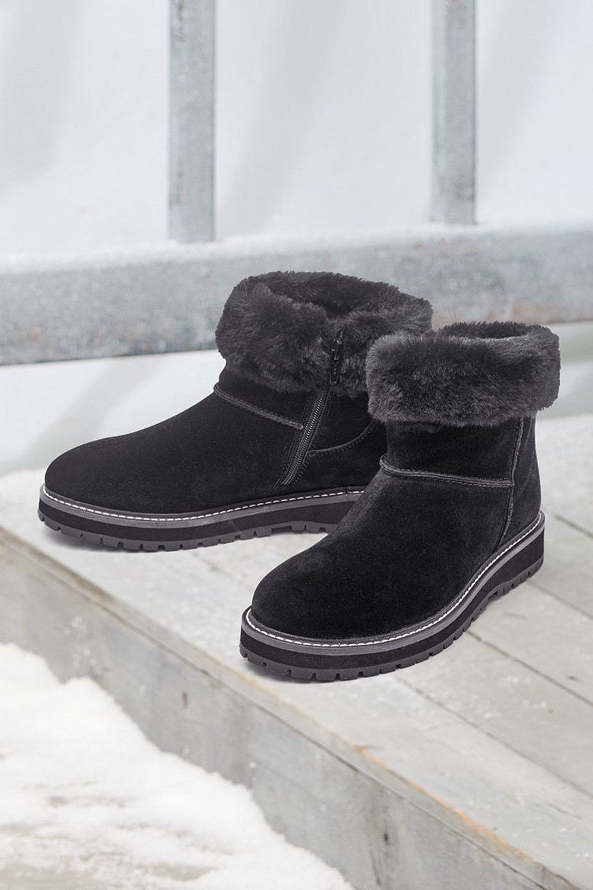 Cascade Lined Boots - FASHION