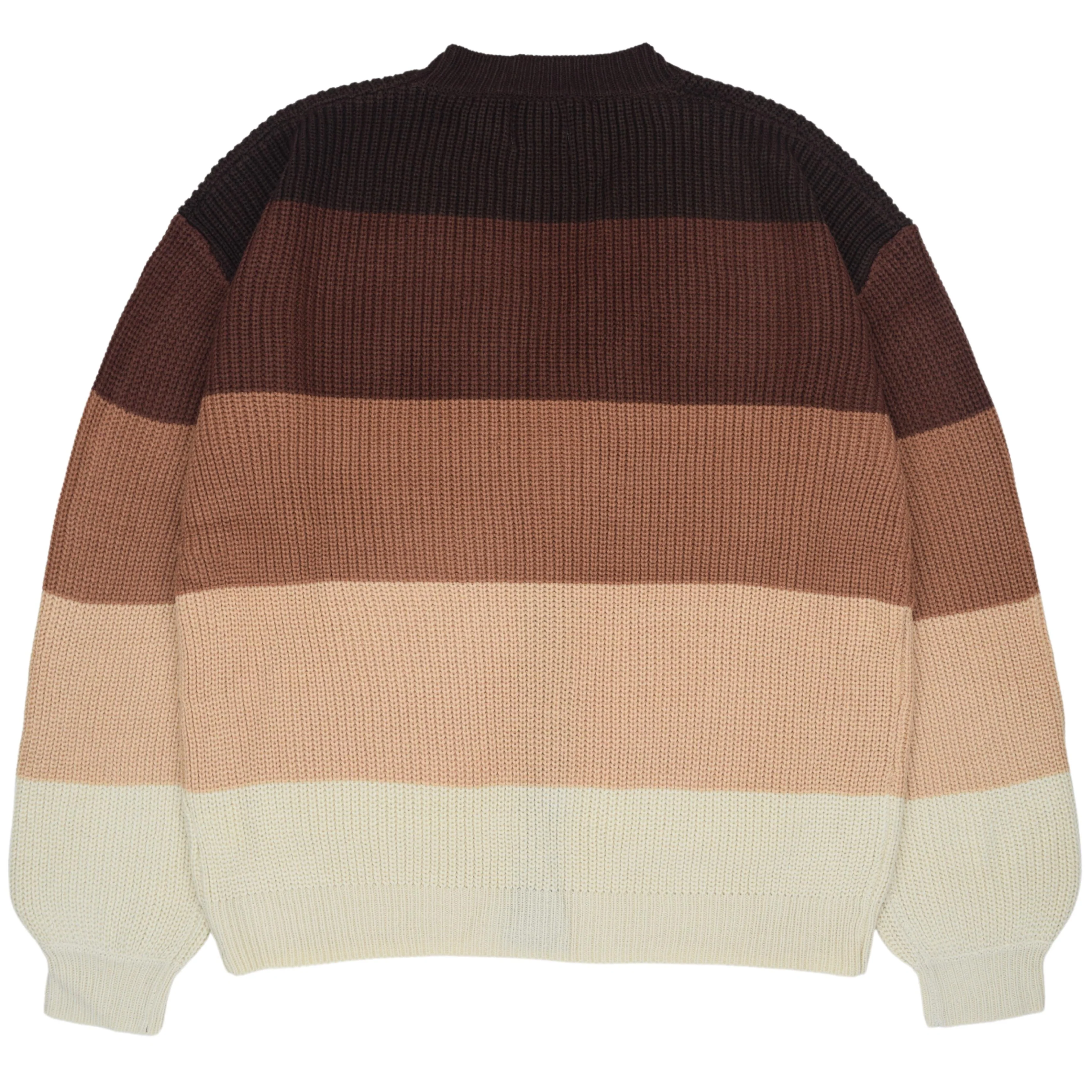 Brown Gradient Cardigan - FASHION
