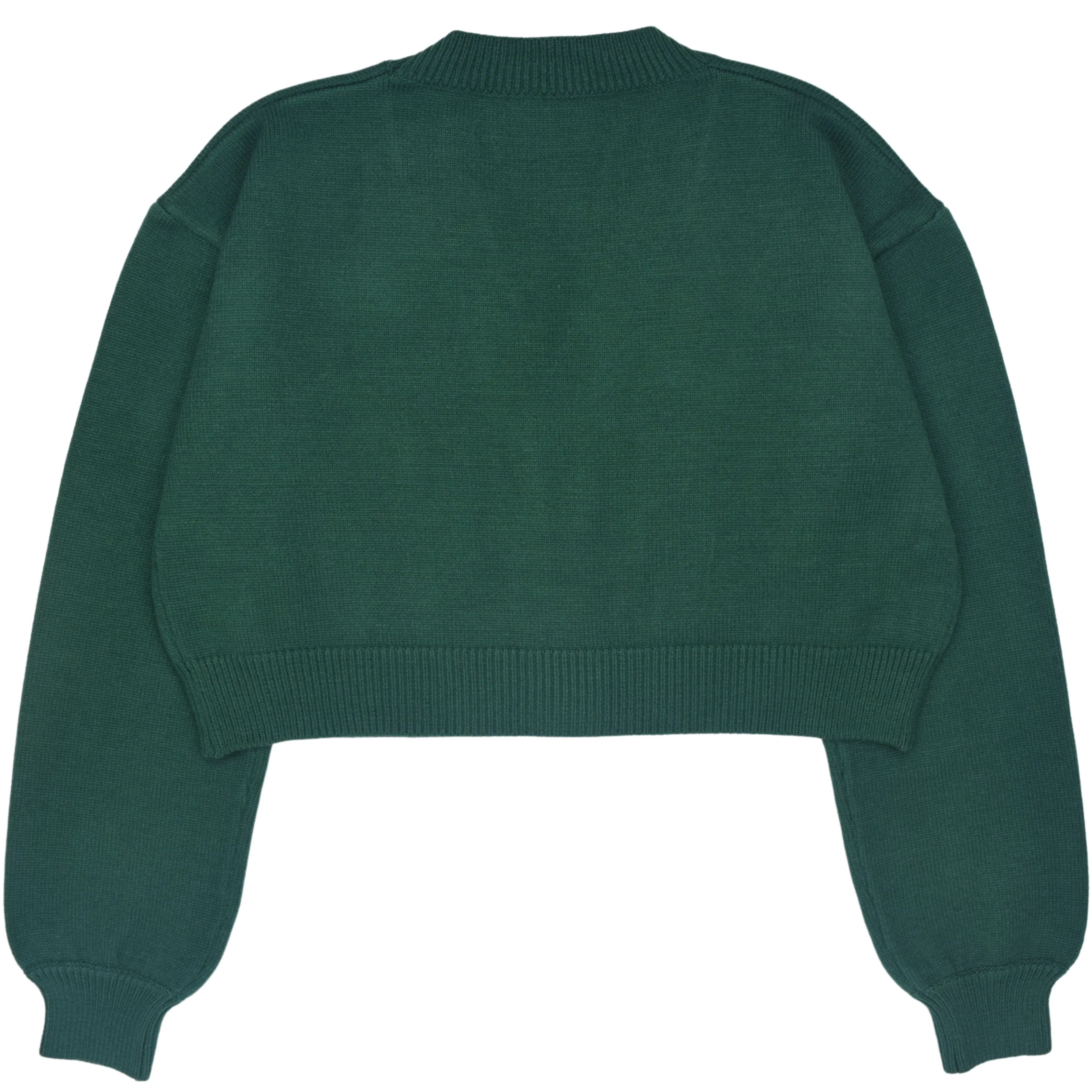 Cropped Touch Grass Cardigan - FASHION