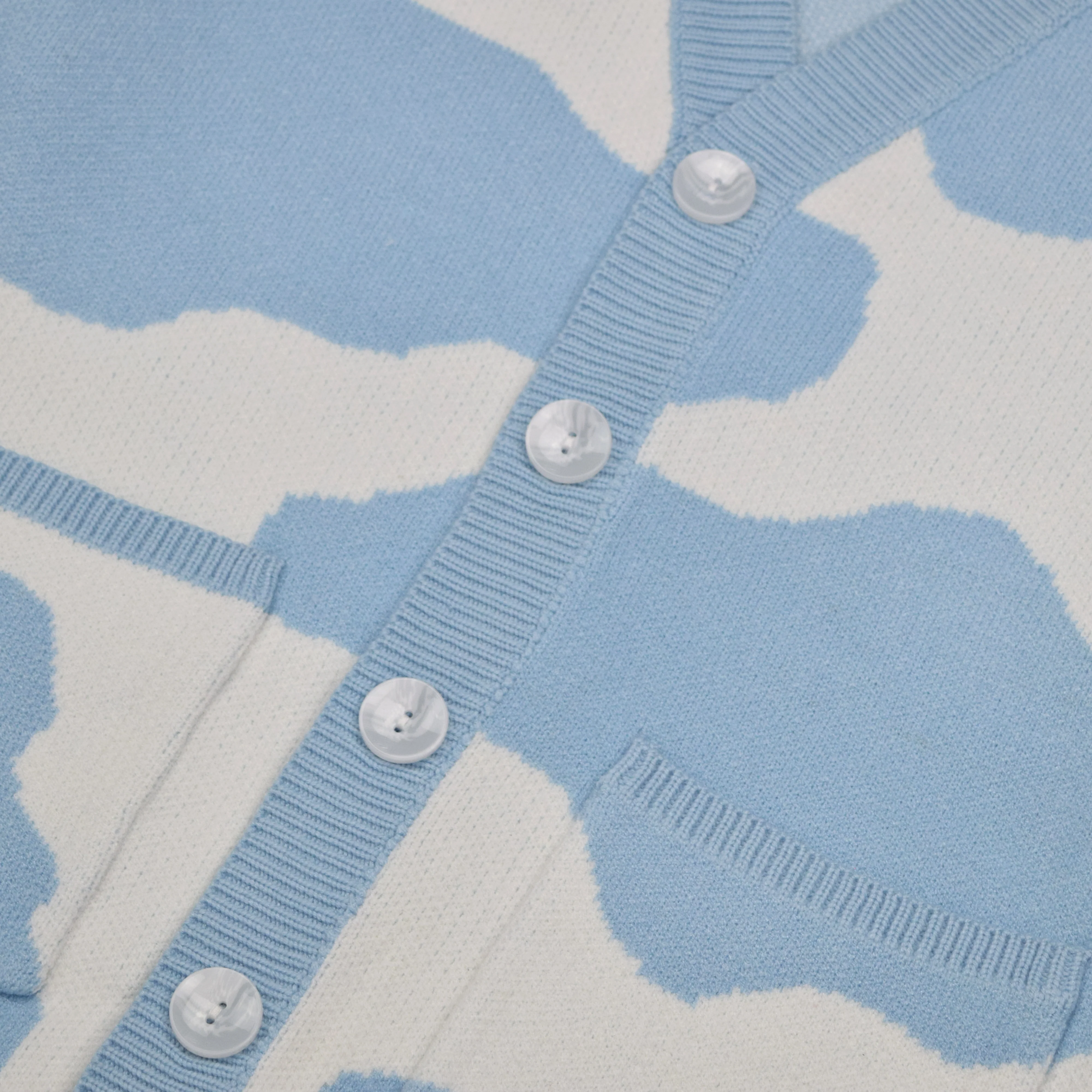 Baby Blue Cowdigan - FASHION