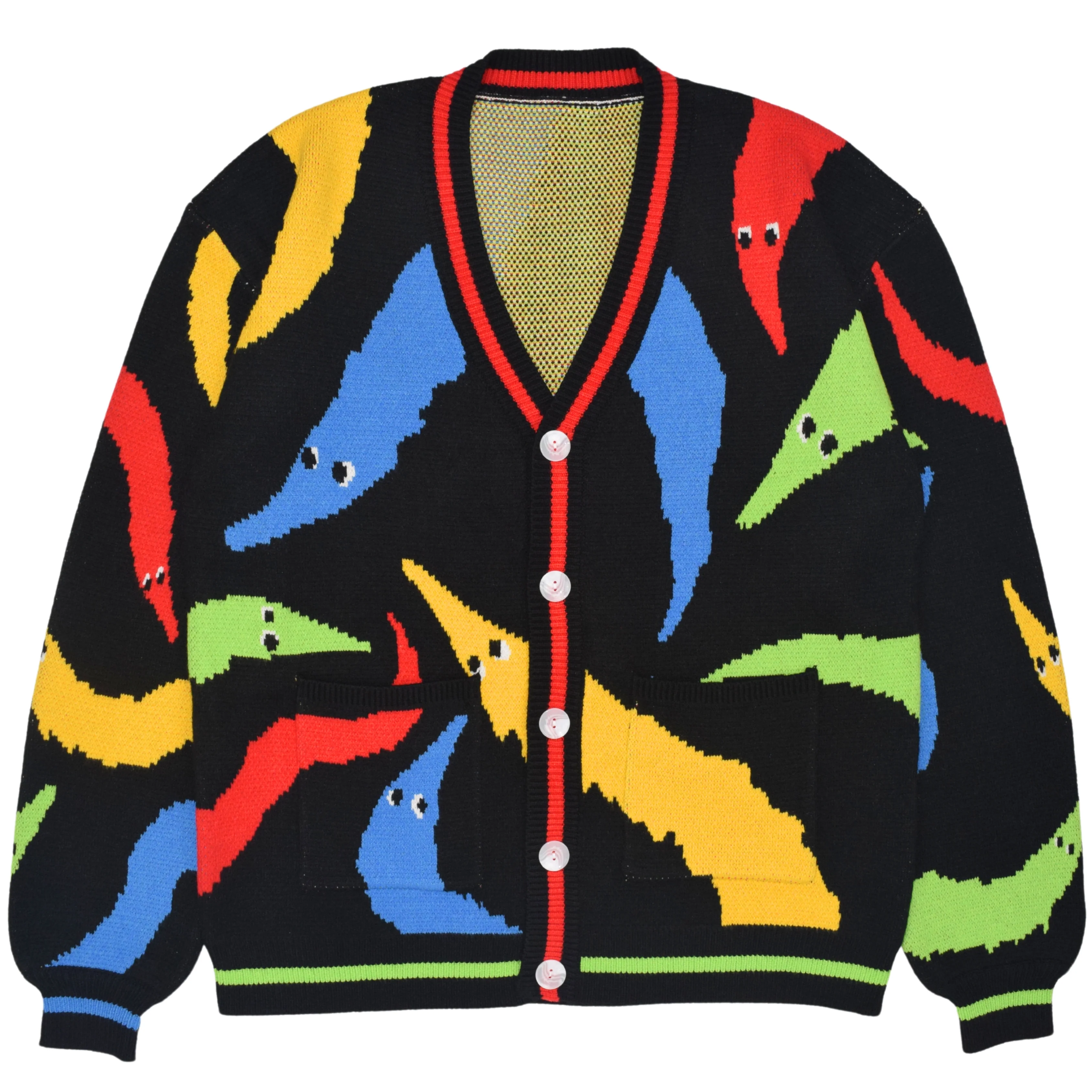 Stringed Worm Cardigan - FASHION