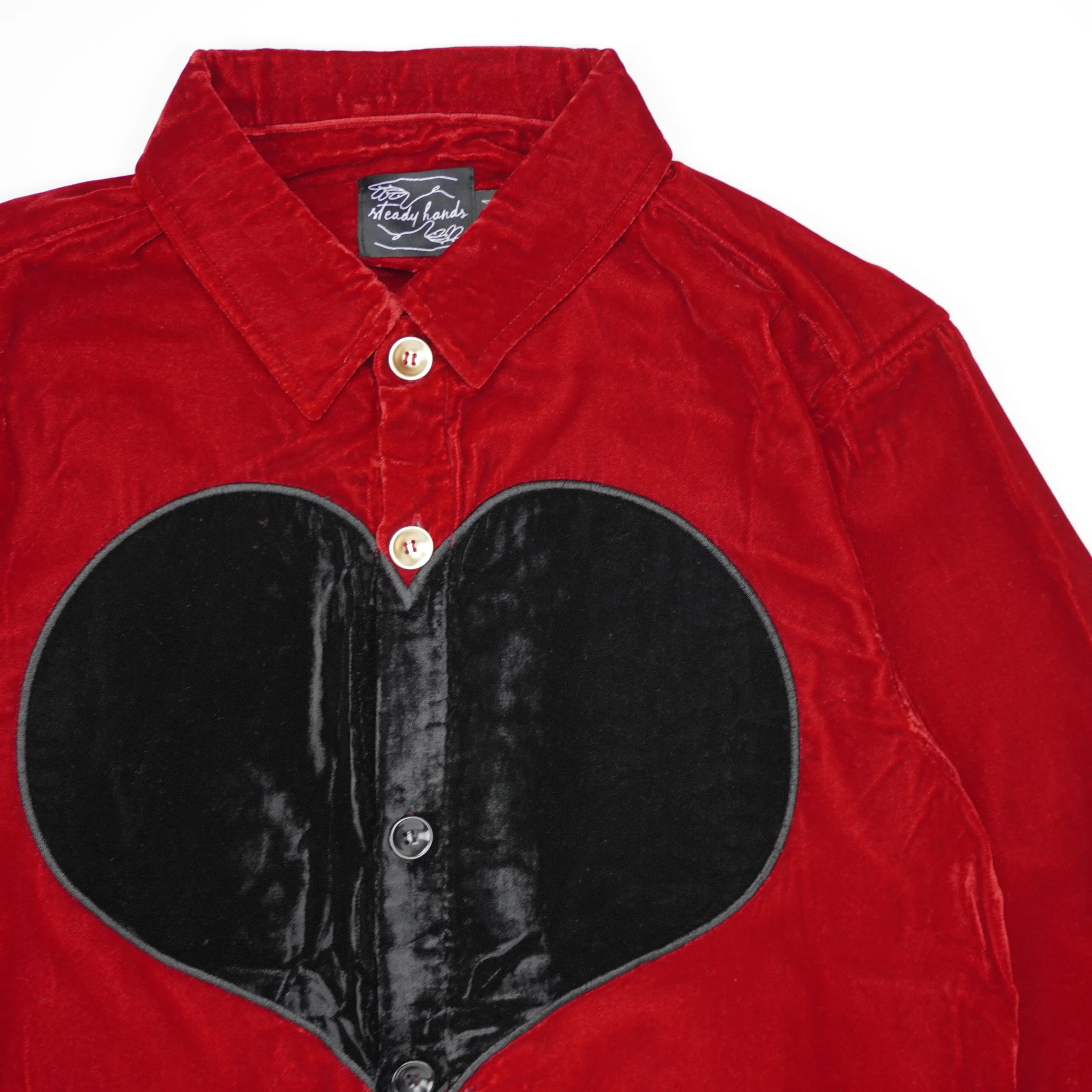 Heart Shaped Button Up - FASHION