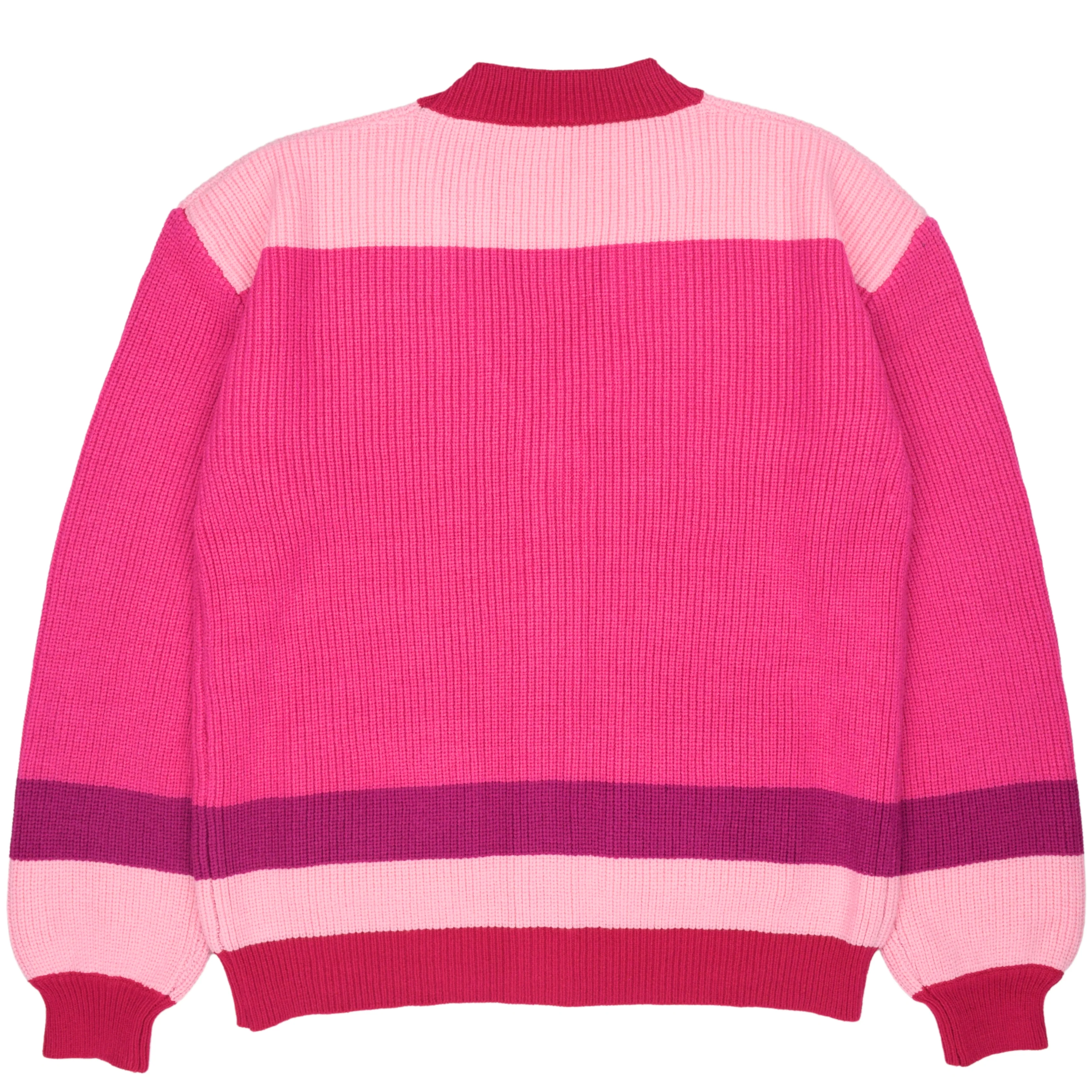 Pink Striped Jumper - FASHION