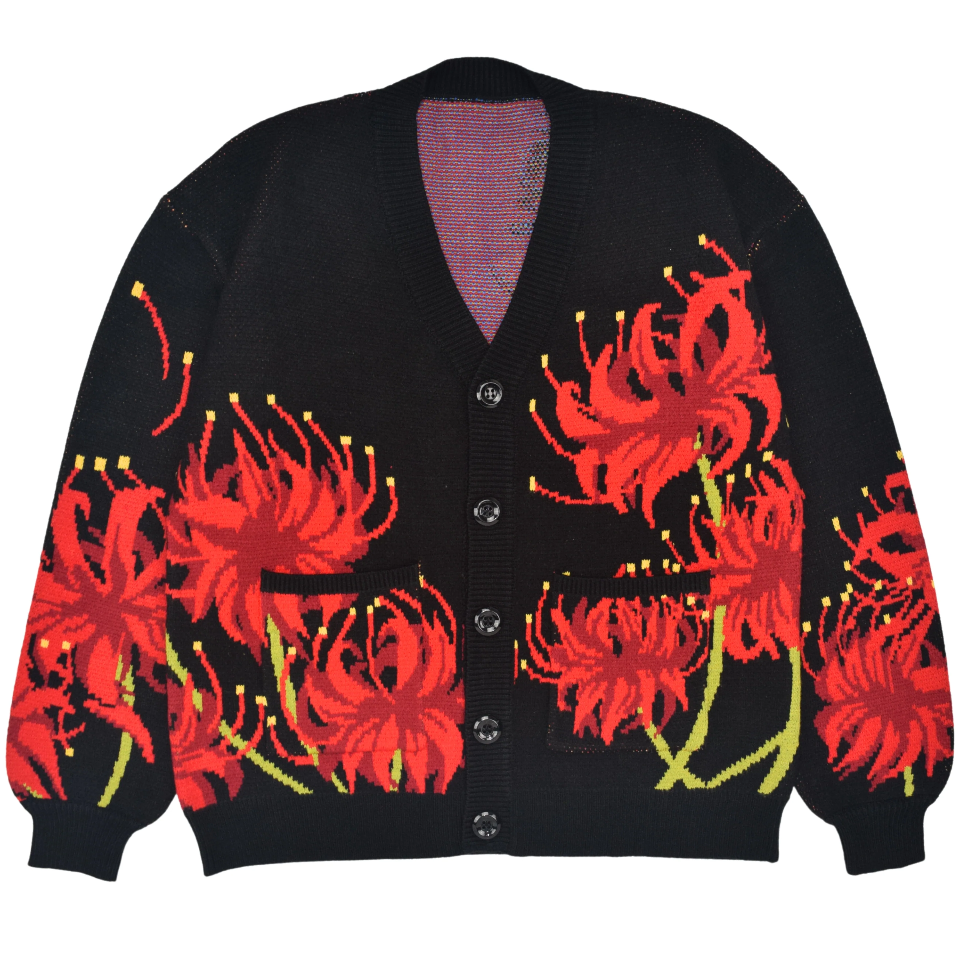 Blue Spider Lily Cardigan - FASHION