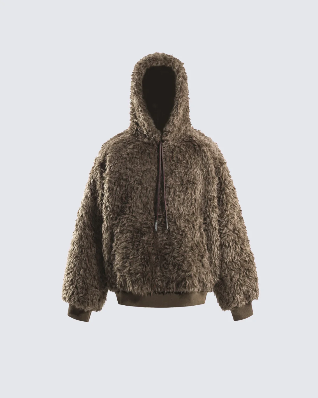 Zeamas Faux Sherpa Hoodie - FASHION
