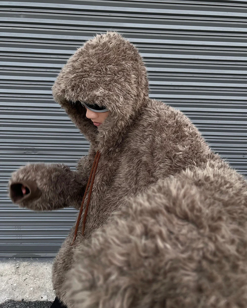 Zeamas Faux Sherpa Hoodie - FASHION