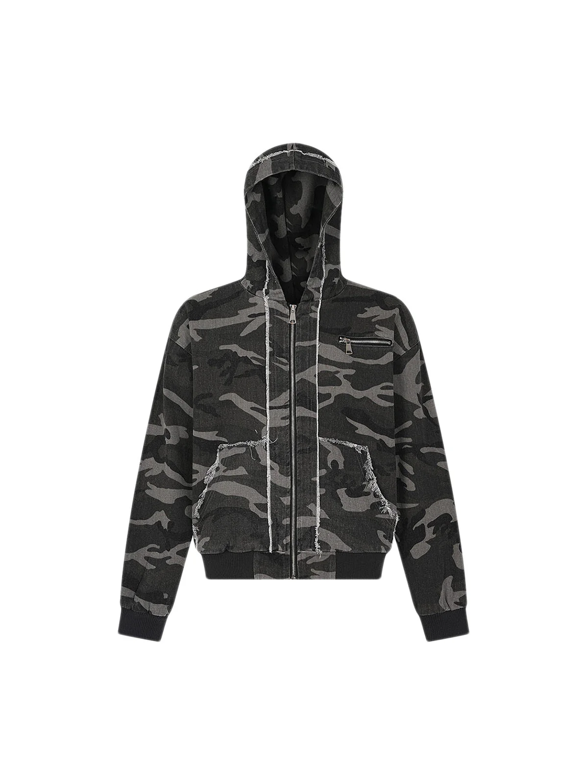 Zeamas Camouflage Hooded Jacket - FASHION